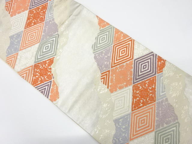 Japanese Kimono / Antique / Fukuro Obi Silk